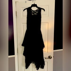 Black lace dress